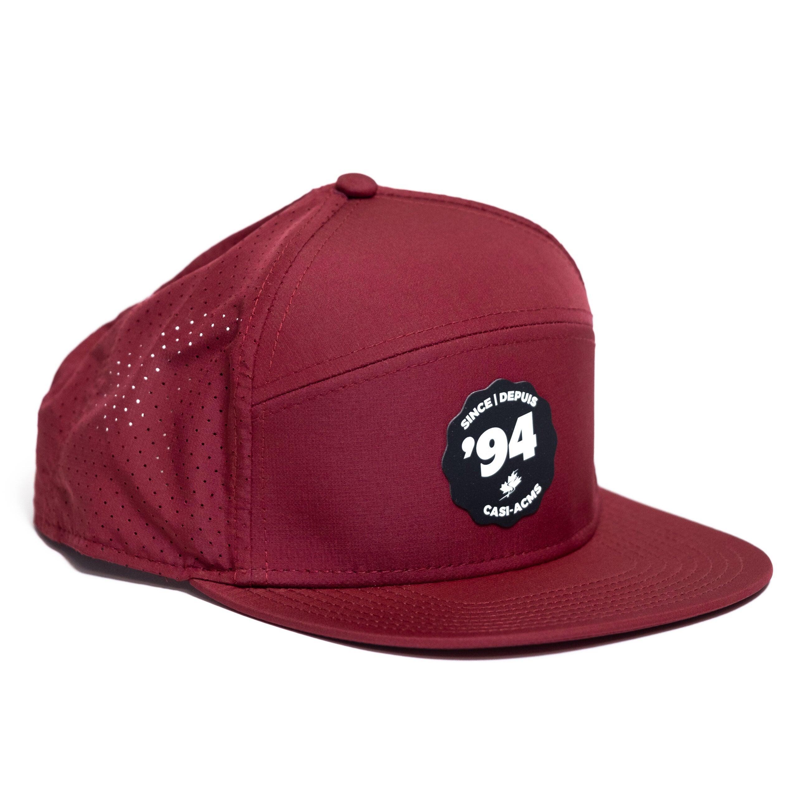 Tradesman Cap - Crimson / Casquette à écusson - Pourpre